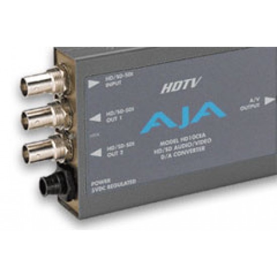 AJA HD10CEA – D/A, HD/SD, SDI to HD/SD YPbPr/CV, 4-ch. embedded audio to XLR analog