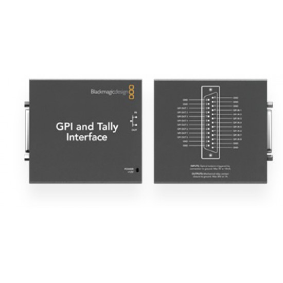 Blackmagic Design GPI and Tally Interface