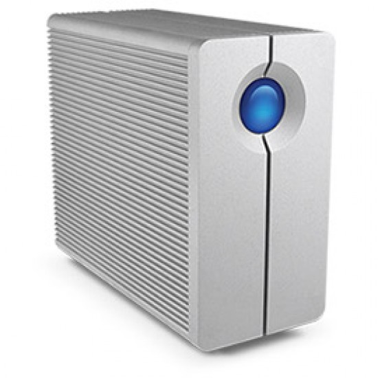 12TB LACIE 3.5 INC STGL12000400 2BIG QUADRA 2X FIREWIRE 800 & USB 3.0 RAID 0/1 FANLESS PORTABLE STORAGE UNIT (MAC + PC)