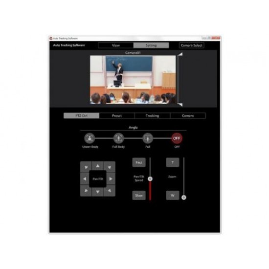 Panasonic AW-SF100Z – Auto-Tracking Software