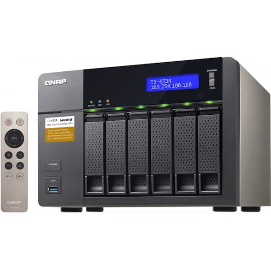 QNAP TS-653A – 4GB NAS Depolama Ünitesi (Network Attached Storage)