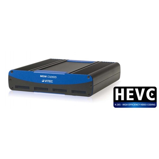 VITEC MGW D265 –  Portable HEVC & H.264 IP Decoder