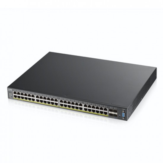 ZYXEL XGS2210-52 48-port GbE L2 Switch with 10GbE Uplink